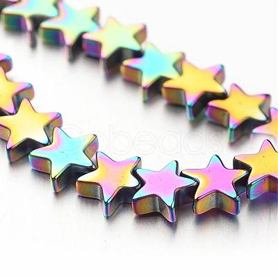 Electroplate Non-magnetic Synthetic Hematite Bead Strands G-F300-24B-02-1