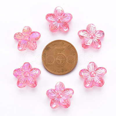Transparent Acrylic Beads TACR-S154-45C-705-1