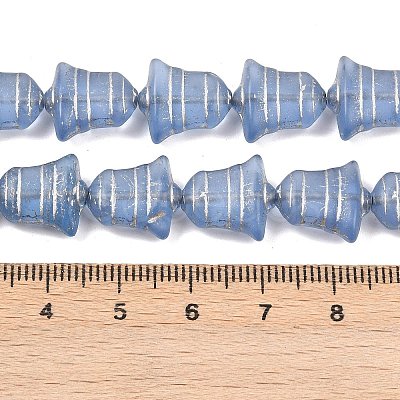 Czech Pressed Glass Beads GLAA-I061-37-1