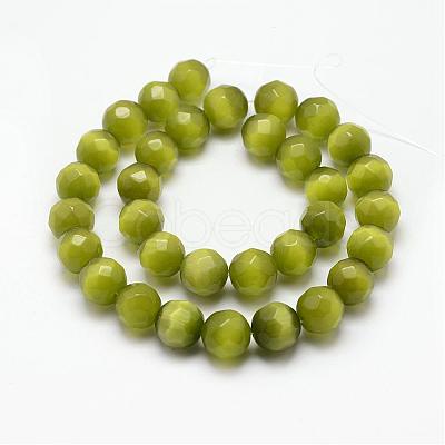 Cat Eye Beads Strands CE-k002-8mm-M-1