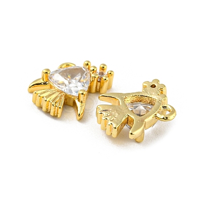 Brass Charms KK-D090-03G-1
