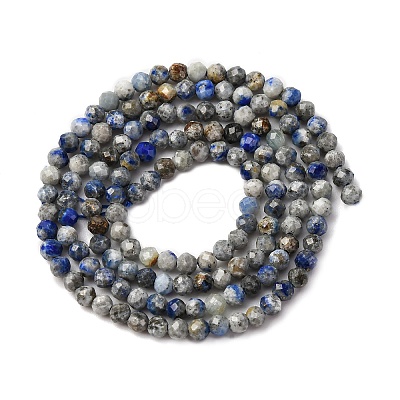 Natural Lapis Lazuli Beads Strands G-RM2025-A24-3mm-1