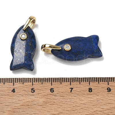 Dyed Natural Lapis Lazuli Pendants G-A297-01G-19-1