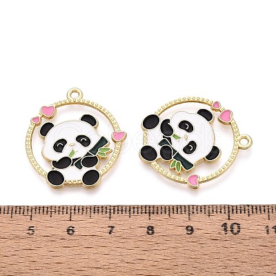 Alloy Enamel Pendants ENAM-T021-78A-G-1