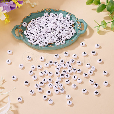 500Pcs Acrylic Beads SACR-TA0001-55K-1