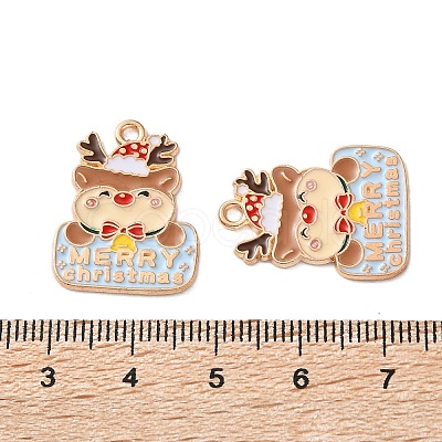 Alloy Enamel Pendants ENAM-I061-01KCG-06-1
