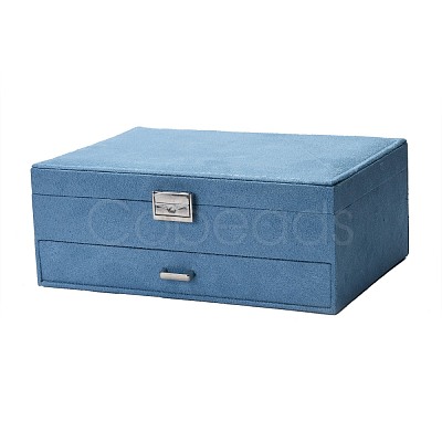 Velvet & Wood Jewelry Boxes VBOX-I001-04D-1