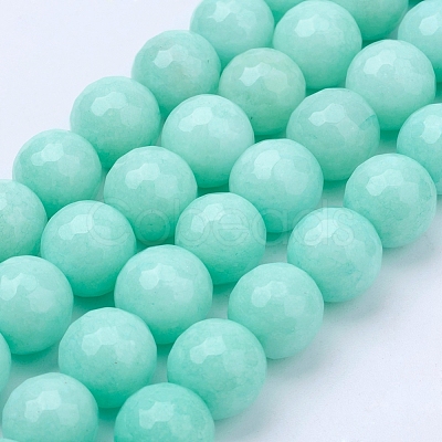 Natural Malaysia Jade Bead Strands G-F488-8mm-22-1