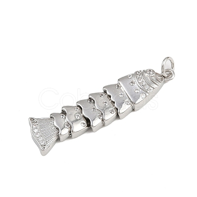 Brass Micro Pave Cubic Zirconia Pendants KK-A269-19P-1