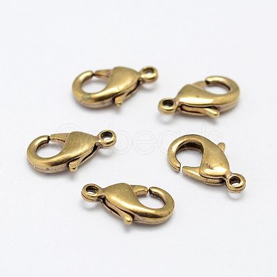 Brass Lobster Claw Clasps KK-P096-07-C-1