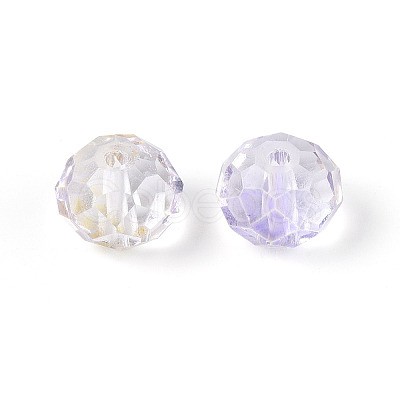 Baking Paint Transparent Glass Beads X1-GLAA-N011-10mm-06-1
