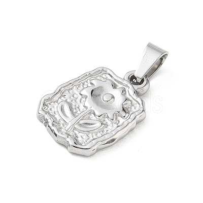 304 Stainless Steel Pendants SA-CBA34D4-03D-P-1