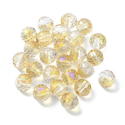 AB Color Plated Glass Beads EGLA-P059-02A-AB18-1