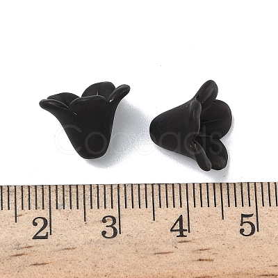 Frosted Flower Acrylic Beads FACR-5332-12A-1