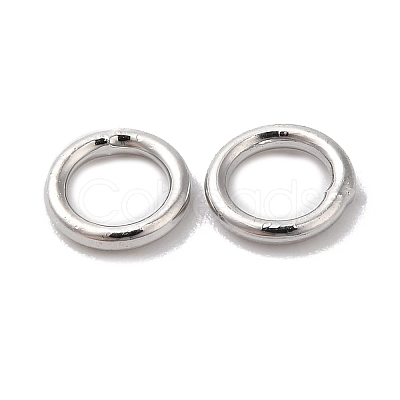 Brass Soldered Closed Jump Rings KK-G465-26P-1