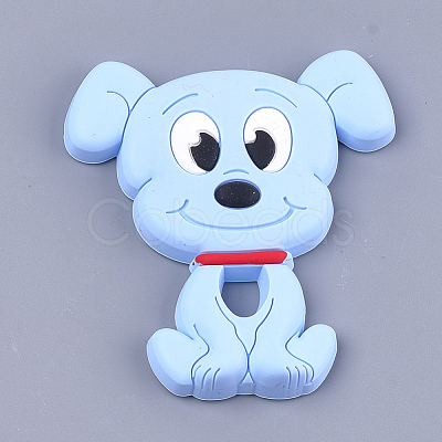 Food Grade Eco-Friendly Silicone Puppy Beads SIL-T052-07D-1