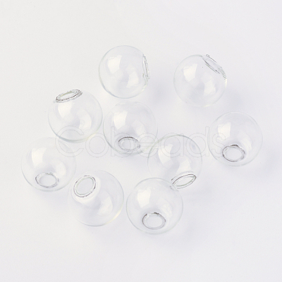 Round Mechanized One Hole Blown Glass Globe Ball Bottles BLOW-R001-8mm-1