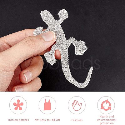 Self Adhesive Glitter Rhinestone Sticker DIY-FG0001-34-1