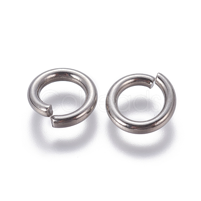 Non-Tarnish 304 Stainless Steel Open Jump Rings X-STAS-G190-16P-1