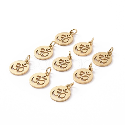 304 Stainless Steel Charms LS-STAS-Q201-T446G-1