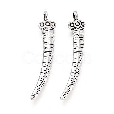 Tibetan Style Alloy Pendants TIBEP-T054-12AS-1