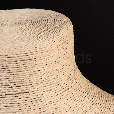 Rattan Necklace Bust Displays NDIS-O003-02B-1