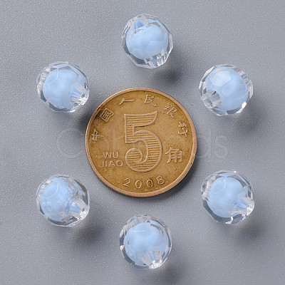 Transparent Acrylic Beads TACR-S152-04A-SS2113-1