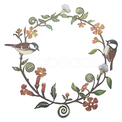 Iron Decorative Garden Stakes AJEW-WH0709-190-1