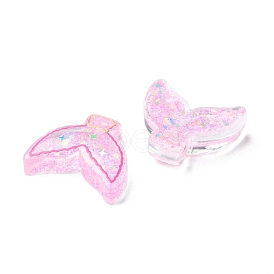 Transparent Epoxy Resin Decoden Cabochons CRES-I030-04A-1