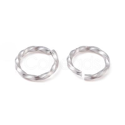 Tarnish Resistant 304 Stainless Steel Open Jump Rings STAS-F191-12P-C-1