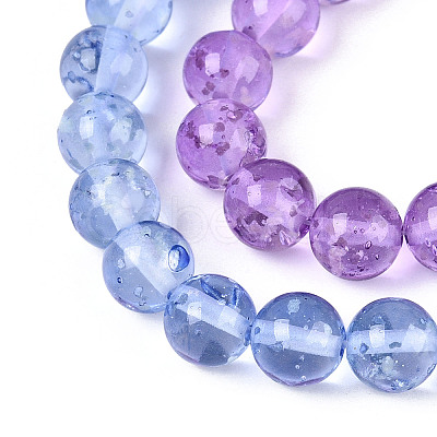 Luminous Handmade Lampwork Beads Strands LAMP-N036-12A-01-1