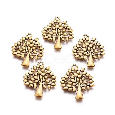 Tibetan Style Alloy Pendants LS-TIBEP-A13000-AG-FF-1