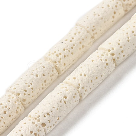 Natural Lava Rock Beads Strands G-L586-E02-07-1