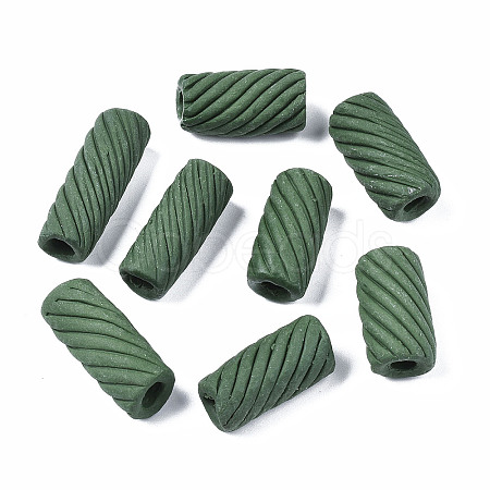 Handmade Porcelain European Beads PORC-T006-44B-1