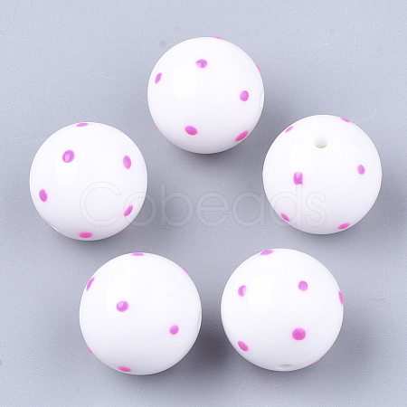 Acrylic Beads SACR-T345-02C-18-1