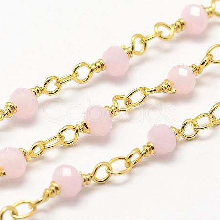Handmade Glass Beaded Chains CHC-G311-B02-1