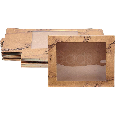 Marble Texture Pattern Paper Gift Boxes CON-BC0006-24A-1