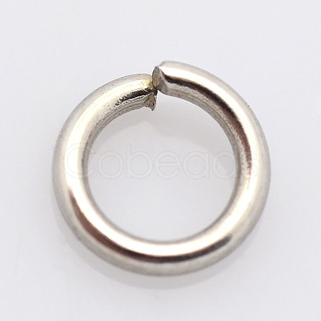 Tarnish Resistant 304 Stainless Steel Open Jump Rings A-STAS-E067-08-7mm-1