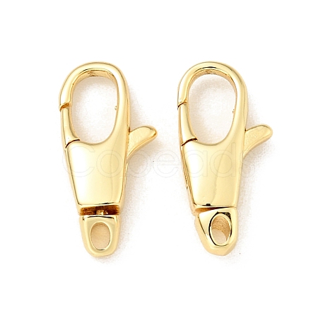 Brass Swivel Lobster Claw Clasps KK-G416-48G-1