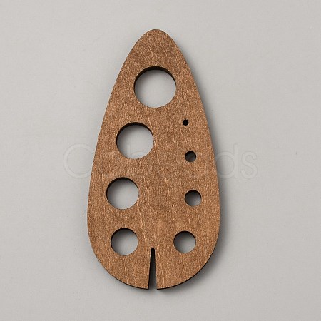 Unfinished Wood Pendants WOOD-WH0026-37C-02-1