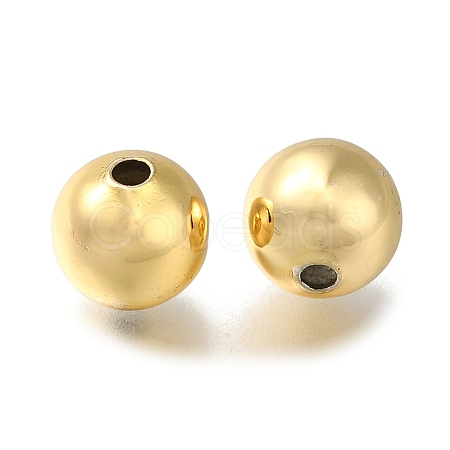 Rack Plating Brass Beads KK-K373-08D-G-1
