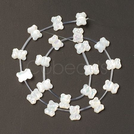 Natural White Shell Mother of Pearl Shell Beads BSHE-B005-06-1