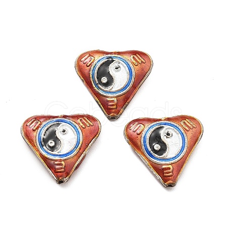 Handmade Cloisonne Beads CLB-Q002-02E-1