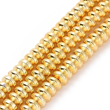 Electroplate Non-magnetic Synthetic Hematite Beads Strands G-L485-04B-G-1