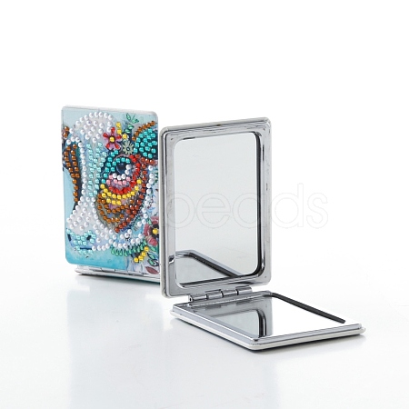 DIY Diamond Painting Stickers Kits For Plastic Mirror Making DIY-F059-38-1
