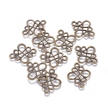 Tibetan Style Links connectors X-TIBE-4876-AB-NR-1