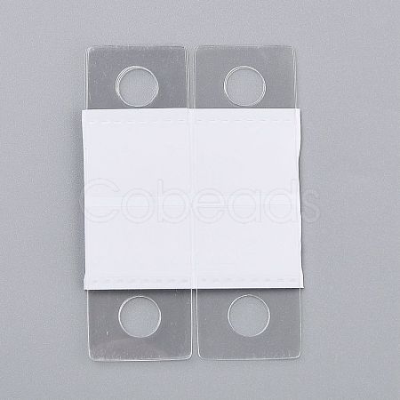 Transparent PVC Self Adhesive Hang Tabs CDIS-Z001-03A-1
