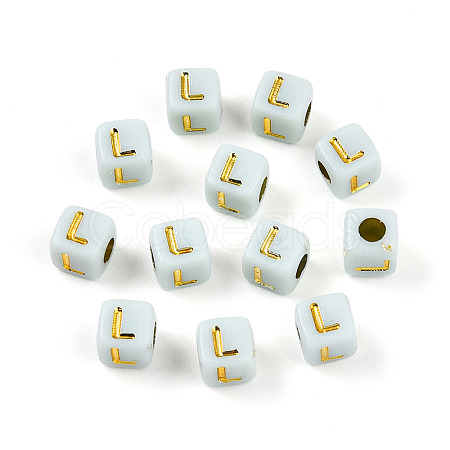 Plating Acrylic Beads OACR-N140-01C-L-1