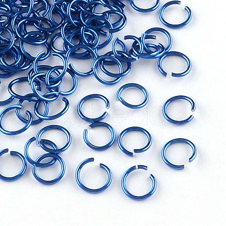Aluminum Wire Open Jump Rings X-ALUM-R005-0.8x6-09-1