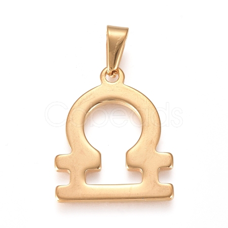 304 Stainless Steel Pendants STAS-L210-06A-G-1